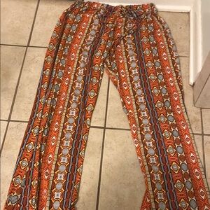 Colorful Geometric Women's Pants